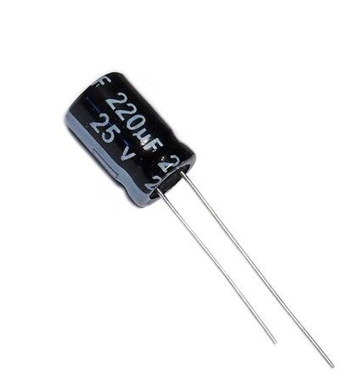 220uF, 25V Capacitor