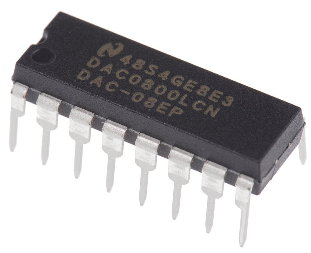 DAC0800LCN IC Converter D/A 8Bit 16-Dip