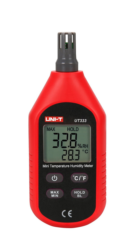 Mini Humidity and Temperature Meter, -10 to 60°C, 0 to 100% RH