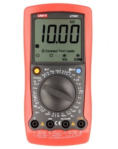Multimeter 1000V, 20A