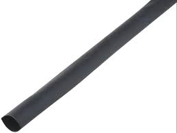 Heat Shrink size: 1.6mm, black,  (by meter)
