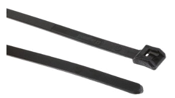 Cable tie (Black) (L: 370mm, W: 7.6mm)(Temp.: -40 to 85°C) (100pcs per bag)