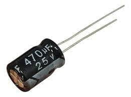 Capacitor, 470uf, 25V