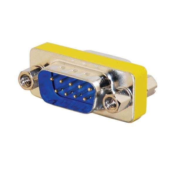 RS232 DB9 M-M ConnectorRS232, DB9, D-Sub, 9pin, Male To Male, Gender Changer