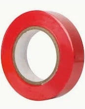Rolls Insulating Tape, Electrical Tape, High Temperature Resistance Pvc, RED color