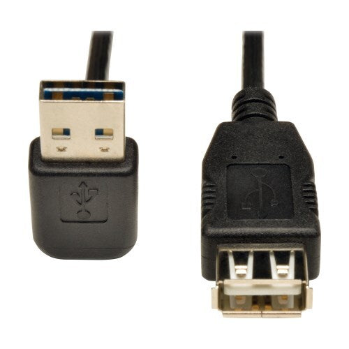 USB Cable, USB 2.0, 1.8 meters, Type A to Type A Angle, Brand - Tripp Lite
