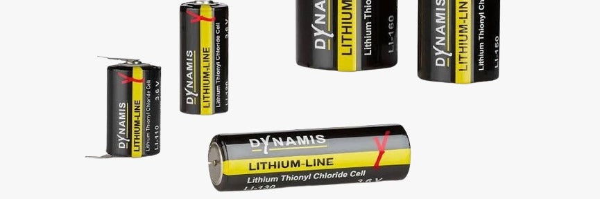 Cylindrical Lithium Battery,  3.6V, 1.2Ah, Size: 1/2AA, with wires