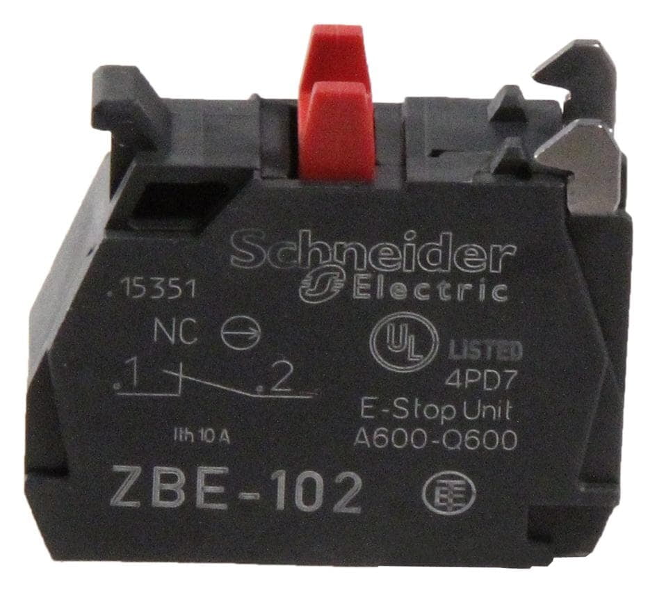 Part: ZBE102, Brand: SCHNEIDER ELECTRIC, Contact Block