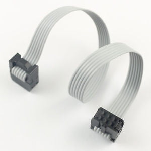 Ribbon cable with IDC connectors 6x28AWG