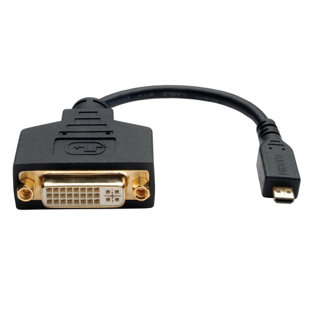 Cable Audio/Video, Micro HDMI Type D to DVI-D Adapter, F/M, 0.15 meter, Brand - Tripp Lite