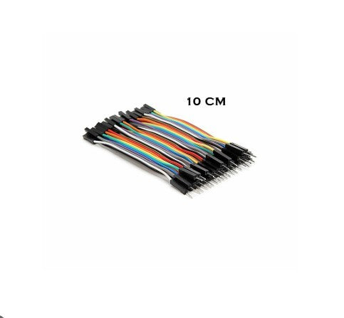 Jumper Wires, M-F, Male to Female, 10cm