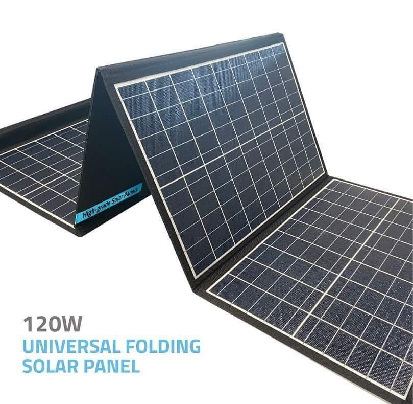 Powerology Foldable Solar Panel 120W PD 45W - Black
