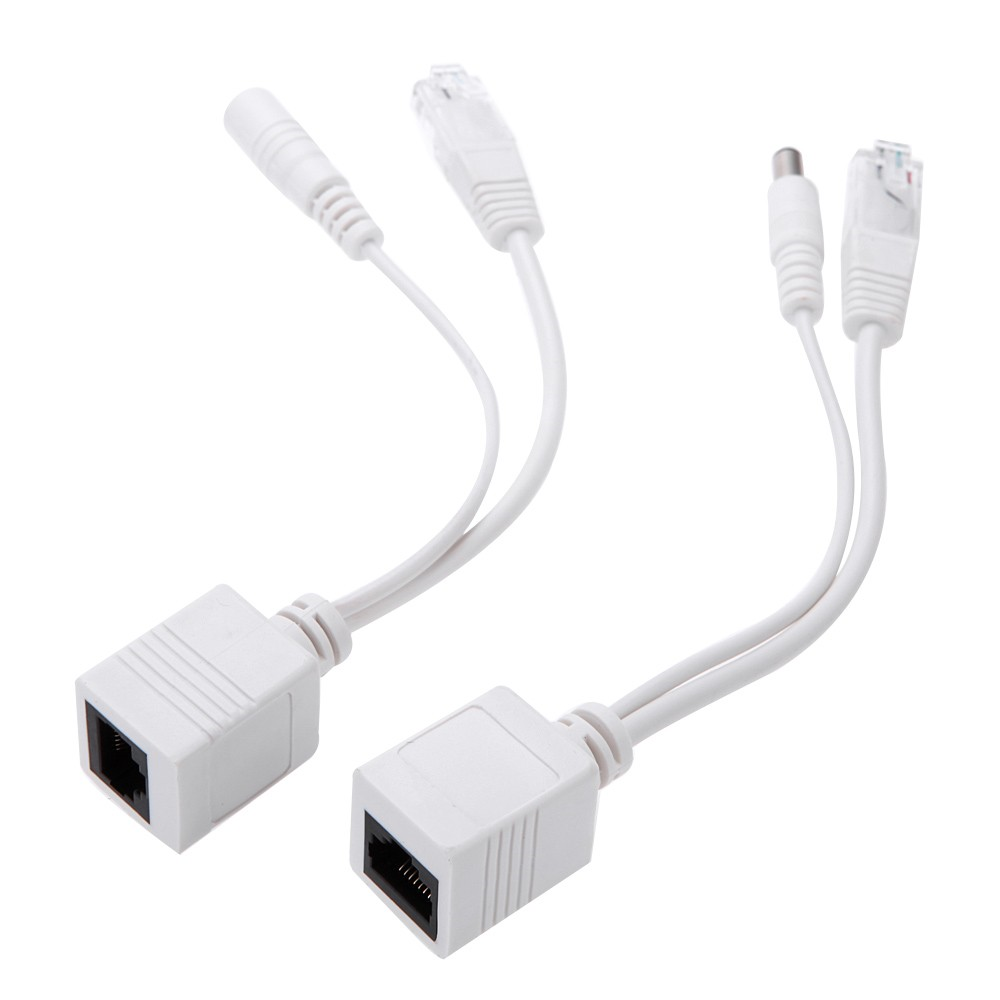 POE Adapter Cable RJ45 Injector Splitter Kit