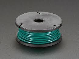 Hook-up Wire, Roll, 7 meter, Multi-Core Wire, 22AWG, 1.6mm, Green