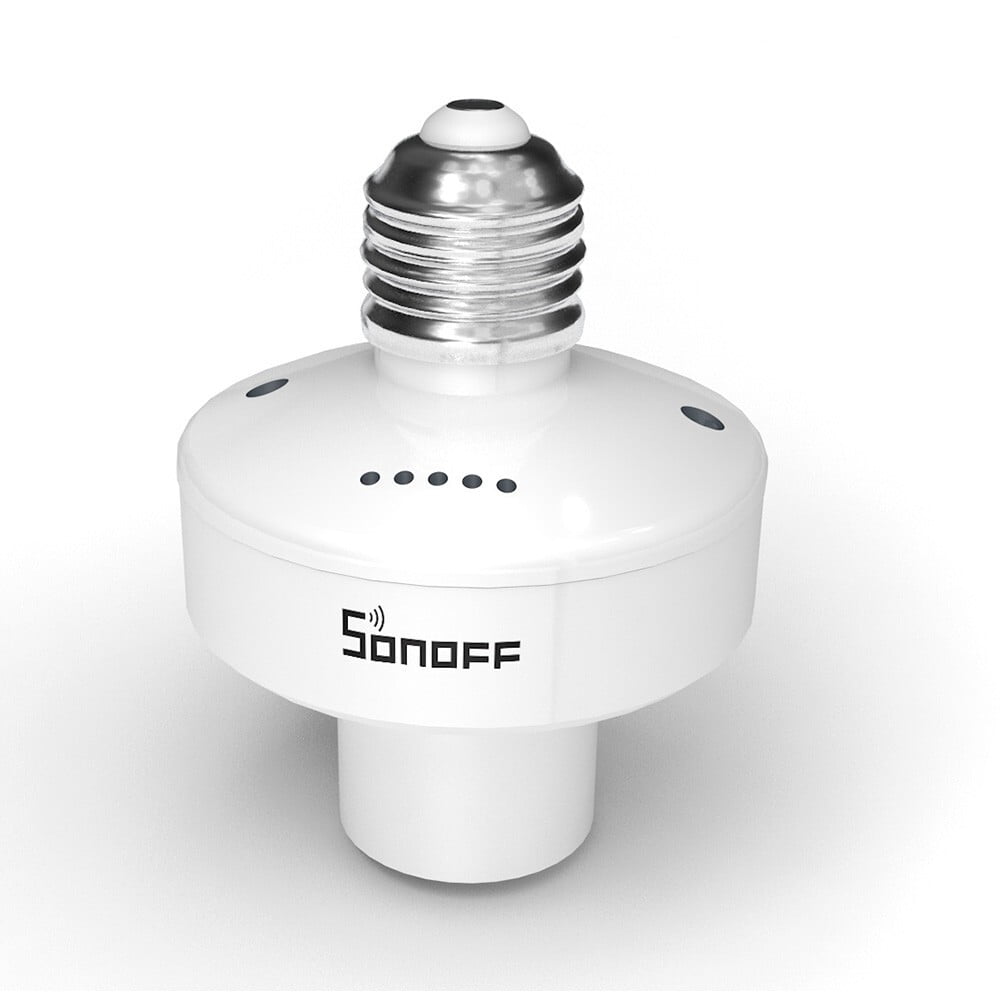WiFi Bulb Socket, 100 to 240VAC, 450W, 2A, -10÷40°C, 433.92MHz