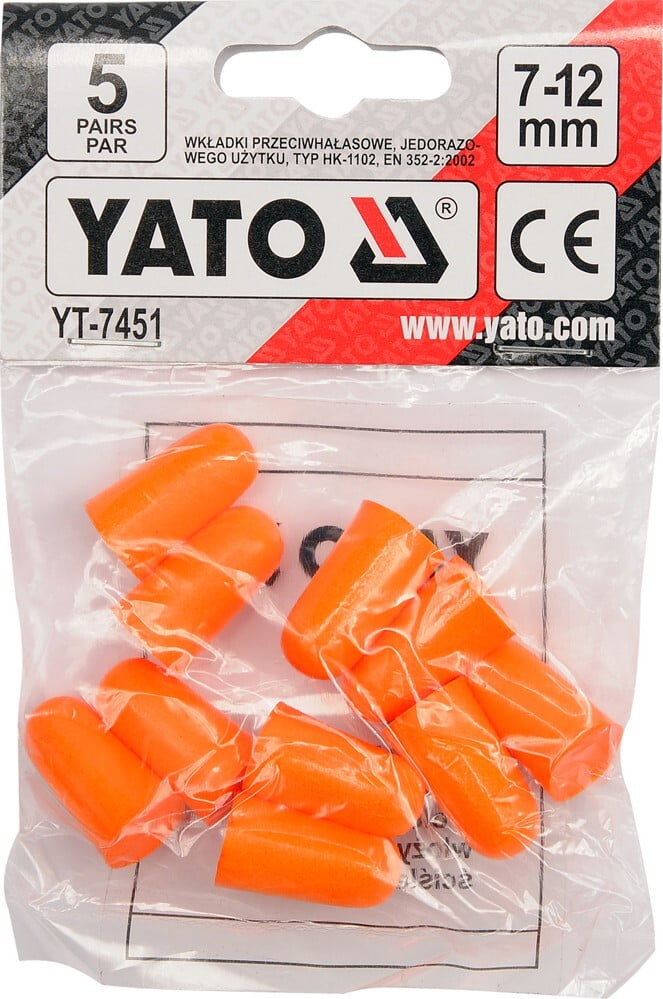 Noise Stoppers,  Attenuation level: 34dB, 5 Pairs Kit