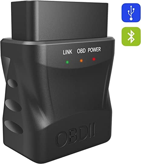OBD2 Scanner, OBD2 Diagnostic Scanner Bluetooth ELM327 Work With iOS/Android