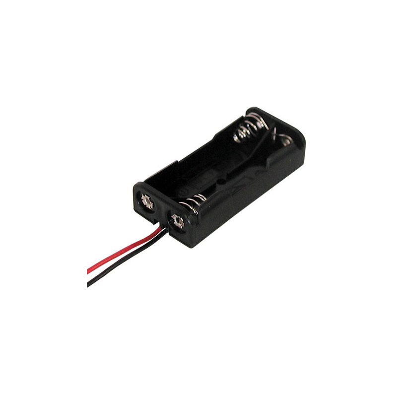 AAA Battery Holder With Wire, 2xAAA Battery Holder, 2 Batteries