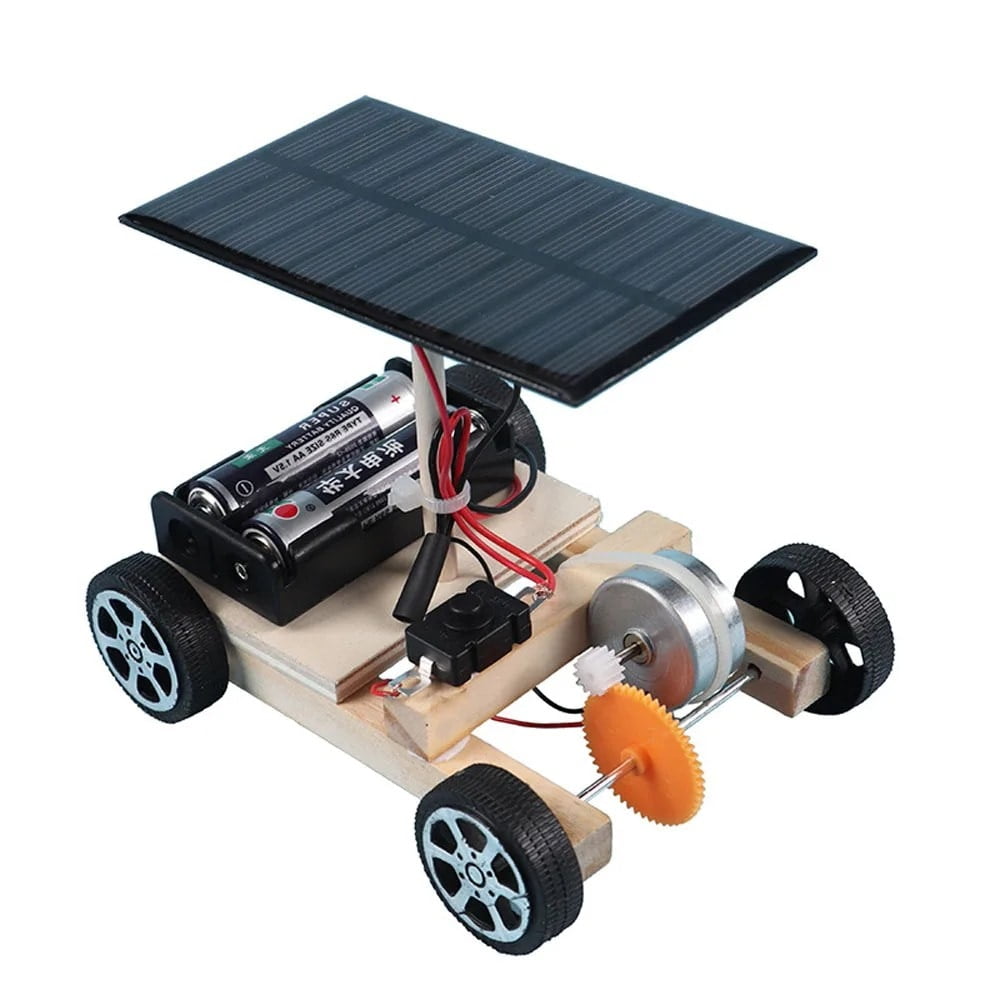 DIY Solar Car Motor Robot Kit, Motor Educational Electronic Kit