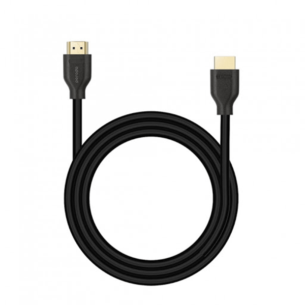 Porodo 8K HDMI to HDMI Cable V2.1 2m / 6.6ft Black