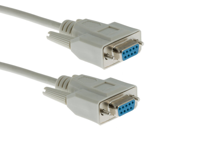 DB9 Female to Female Serial Cable, 2 meter