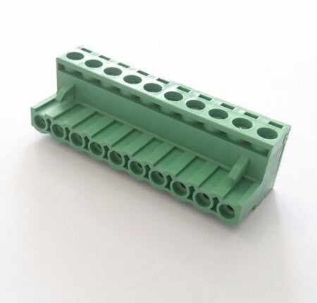 10 PIN FEMALE PLUG-IN TYPE VERTICAL TERMINAL BLOCK