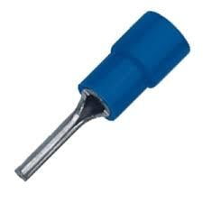 Insulated Terminal Connector, Tip Wire Pin; 1.8mm, Blue