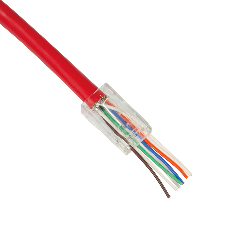 RJ45 Plug, RJ45 Connector, Pass Through Connectors, Cat 6, inline Splice