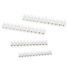 Strip Connectors With Wire Protector 15A,white,15 Amperes