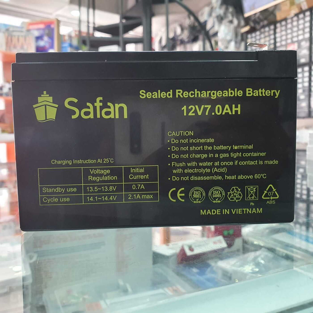 Rechargeable Lead Acid Battery, SMF Battery, 12V, 7A