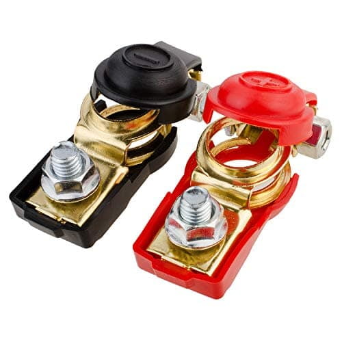 Battery Terminal Connector Clamps with Cover, Battery Cover