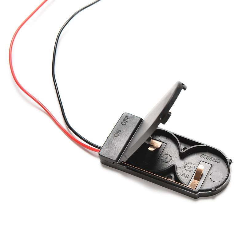 CR2032 3V Coin Cell Battery Holder Case 6V Battery Pack With On-Off Switch