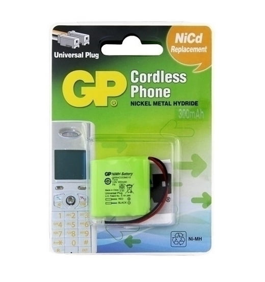 Rechargeable Batteries, Size: 2/3AAA, 2/3R3, 3.6V, 300mAh, with cables
