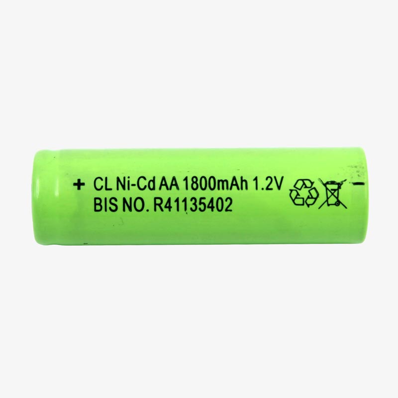 Rechargeable Battery 1.2v 1800mA, AA
