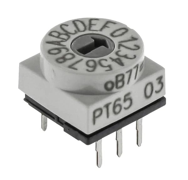 Encoding Switch, 16 Positions, HEX/BCD