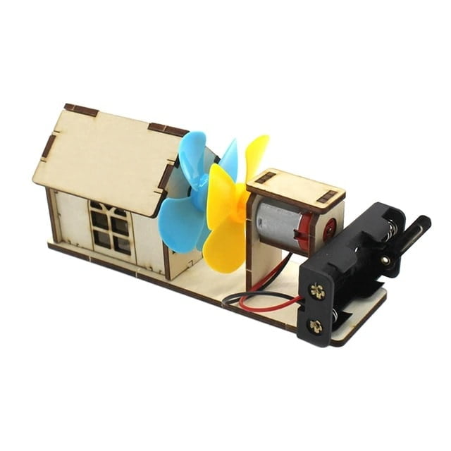 Educational DIY Science Kit, Wind Power, Wind Turbines Kit, Electric Motor with Fan