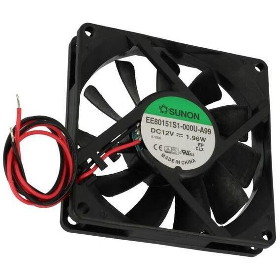 Cooling Fan 12VDC, 1.96W, 0.163A (80x80x15mm)