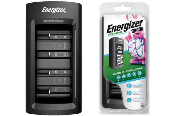 Charger for Rechargeable Batteries, Size: 6F22, R03, R6, R14, R20, 100÷240VAC