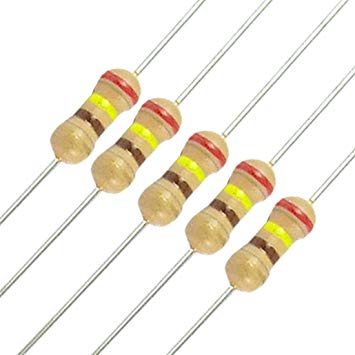 300 Ohm resistor 1/4w