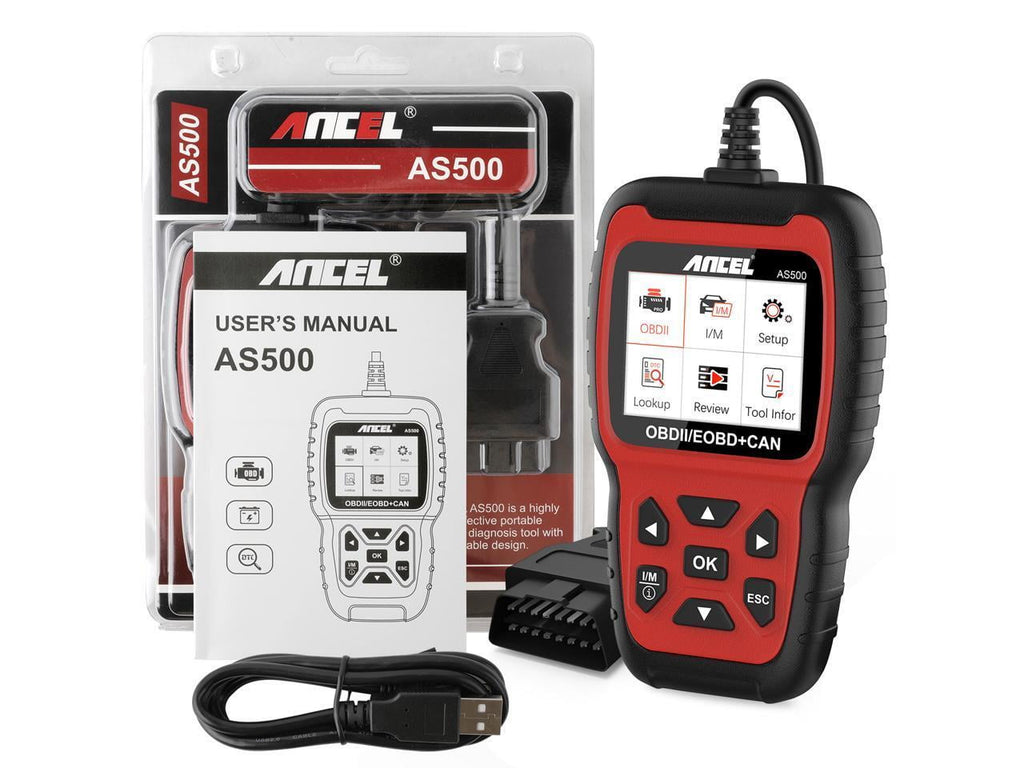OBD2 Scanner, OBD2 Car Diagnostics Tool, Automotive Scanner, Ancel, AS500