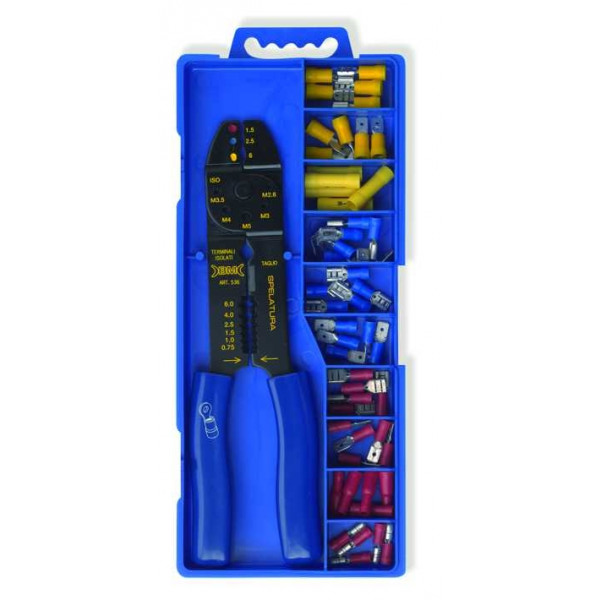 Crimping Push-on Connectors Kit, Terminal Crimping