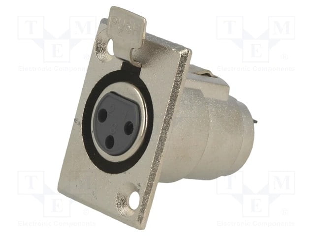 XLR Socket, Female, 4 PIN