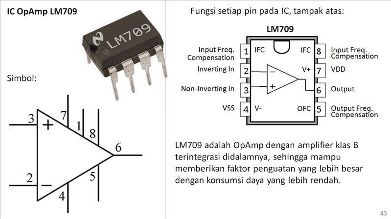 LM709 Operational Amplifier