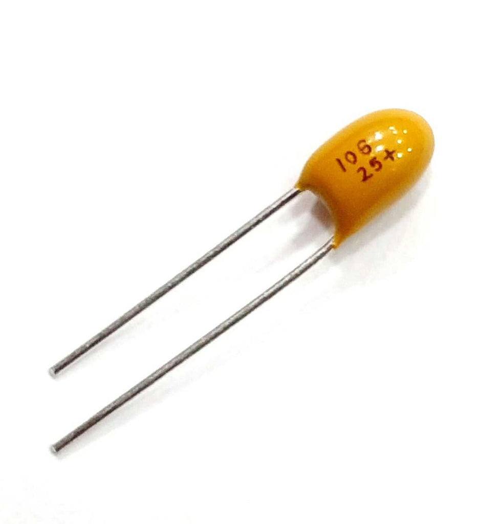 10uf, 25VDC Radial Tantalum Capacitor