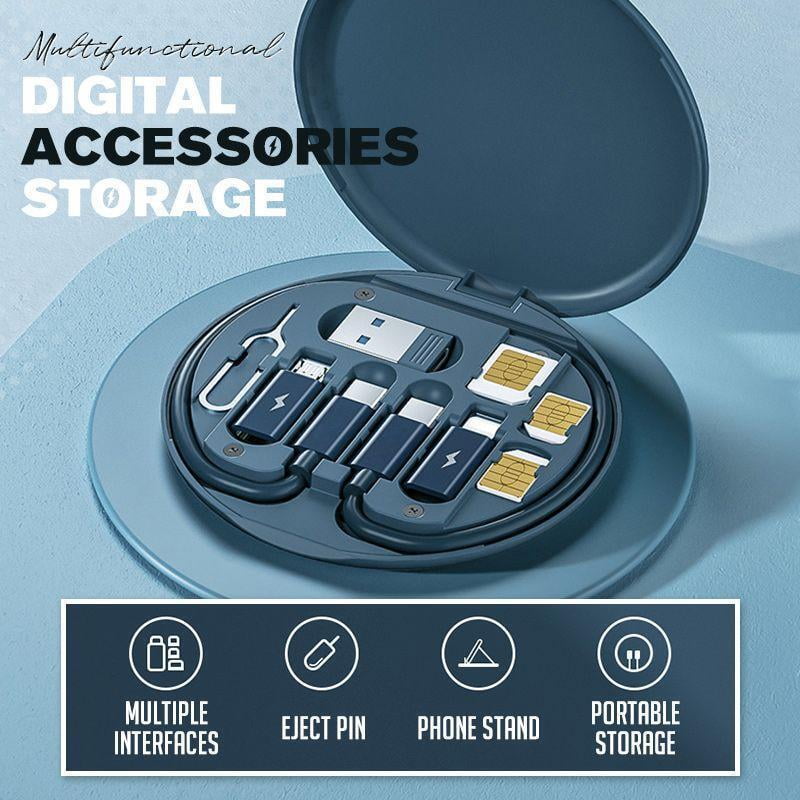 Mini Digital Gadgets Storage Box, Blue