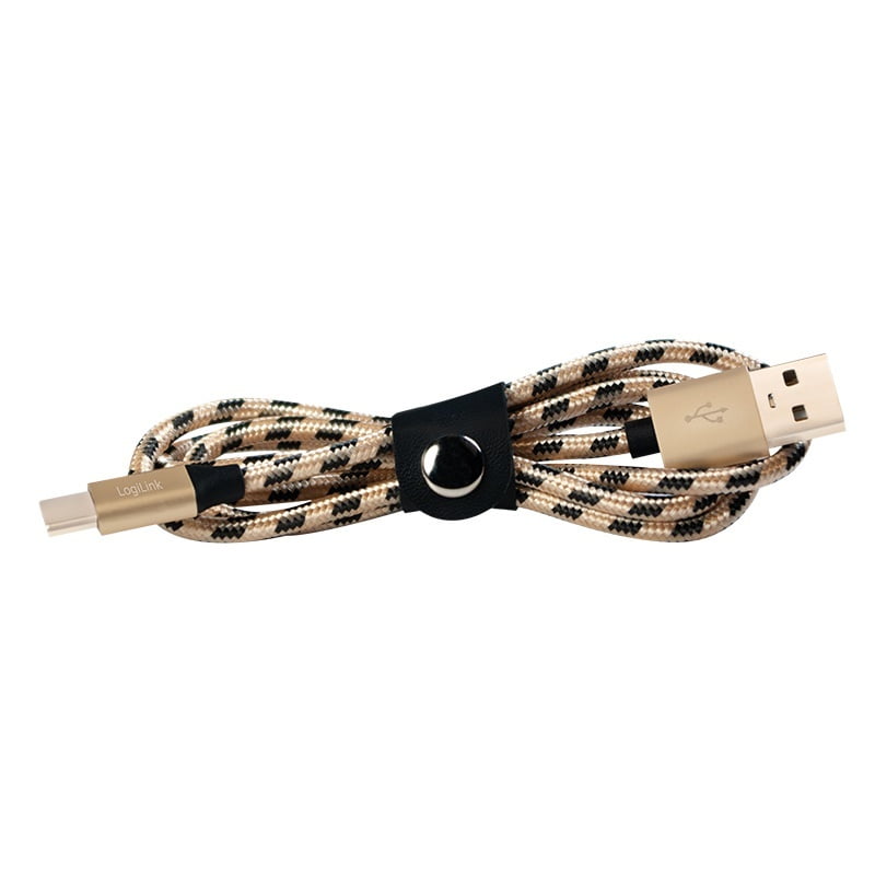 Sync & charging cable, USB-A to USB-C male, 2M