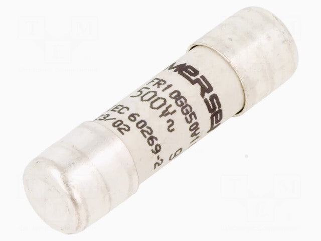 Fuse, 2A, 500vAC, 250vDC, Ceramic, 10x38mm
