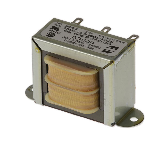 Power Transformer, Primary Voltage 115V AC, Power 30VA, Secondary Voltage 10V, 5 Terminal
