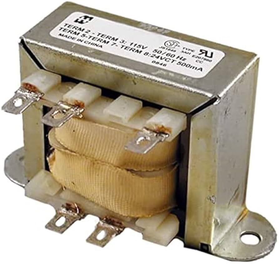 Power Transformer, Primary Voltage 115V AC, Power 12VA, Secondary Voltage 20V, 5 Terminal