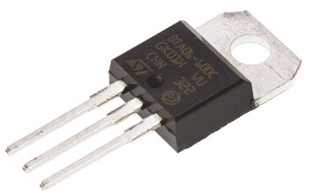 BTA06-600C 6A, 600V, TRIAC, Gate Trigger 1.3V 50mA, 3-pin, Through Hole